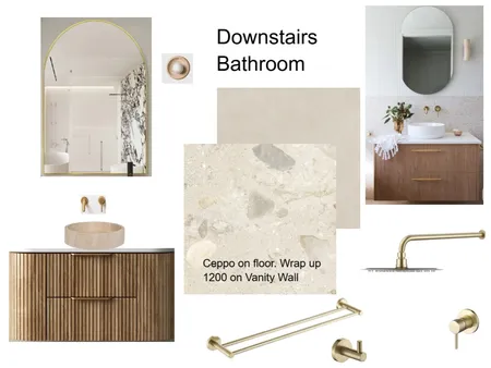 Powder Room Interior Design Mood Board by staged design on Style Sourcebook
