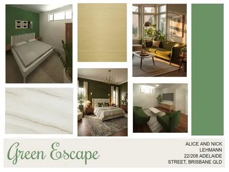 Green Escape 2 Interior Design Mood Board by Meleena17 on Style Sourcebook