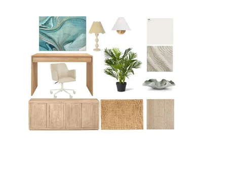 Module 10 - Client A - Sample Board Office Interior Design Mood Board by kyliemichellebarker on Style Sourcebook