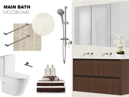 MAIN BATH WOODROFFE Interior Design Mood Board by admin@varlibuilding.com.au