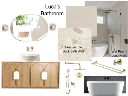 Lucas Bathroom Interior Design Mood Board by staged design on Style Sourcebook
