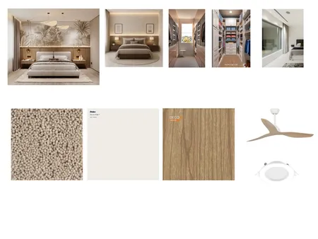 PARR - Main Bedroom Interior Design Mood Board by OuterSpace Living