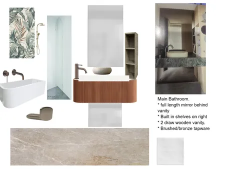 Main Bathroom Interior Design Mood Board by Renoholmes