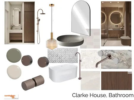 Clarke House Interior Design Mood Board by Cunningham Gill Architecture