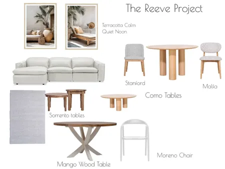 The Reeve Project Interior Design Mood Board by Bundall Oz Design