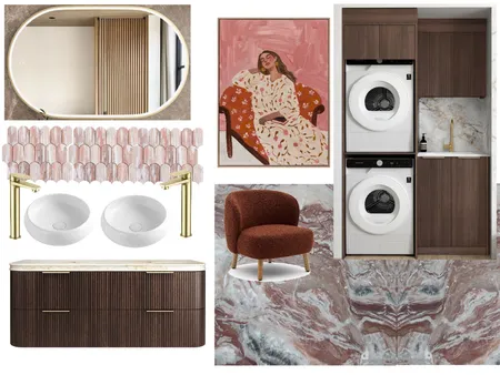 Havana Walnut and Burgundy Interior Design Mood Board by Otti Australia on Style Sourcebook