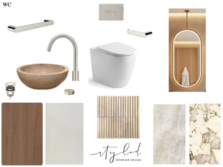 Mangan - WC Product Board Interior Design Mood Board by Styled Interior Design