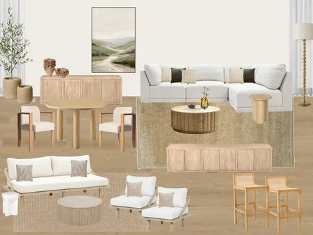 Haus Cove - Main Living Updated Interior Design Mood Board by Haus Studio Interiors