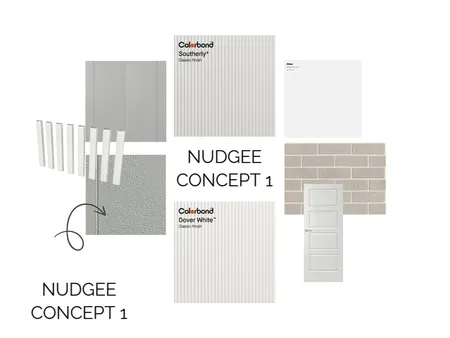 Nudgee Concept 1 Interior Design Mood Board by Kacy