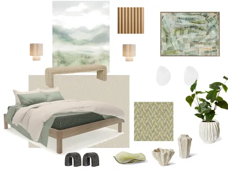 MJ MBR Interior Design Mood Board by Kutata Interiors