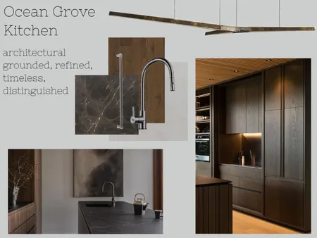 Ocean Grove Kitchen Interior Design Mood Board by JoannaLee
