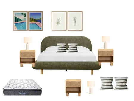 Upstairs Queen (bed 4) Interior Design Mood Board by IIDR Interior Design on Style Sourcebook
