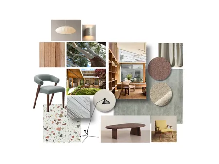 Living / Dining - Manly Nest Interior Design Mood Board by Hanna Marton