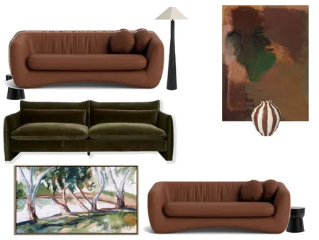Loungeroom Interior Design Mood Board by CheyneH