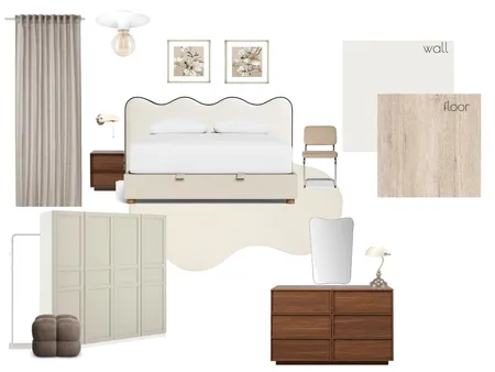 leanyer budget no demo bedrooms Interior Design Mood Board by Sonya Ditto