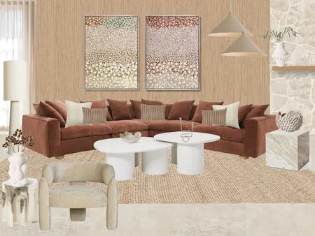 Living Room Design_Australian Living 1 Interior Design Mood Board by VISUAL HONEY