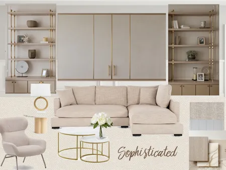 Client A Living Room Interior Design Mood Board by Bonnieho