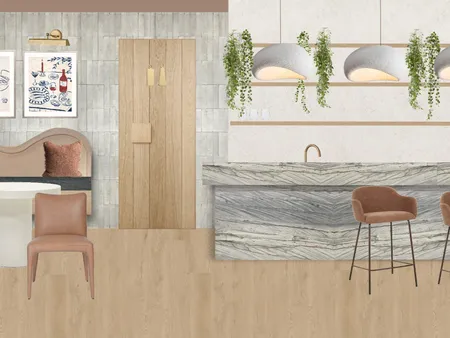 Le Cafe Interior Design Mood Board by VISUAL HONEY
