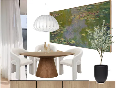 Monet Lillies Interior Design Mood Board by lwinp1982@gmail.com