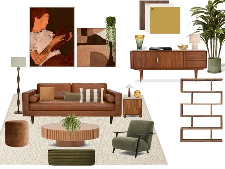 MCM Sample Board Interior Design Mood Board by aishwaryashetty