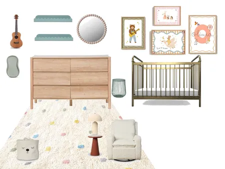 Olivia's bedroom v3 Interior Design Mood Board by taciane79@gmail.com