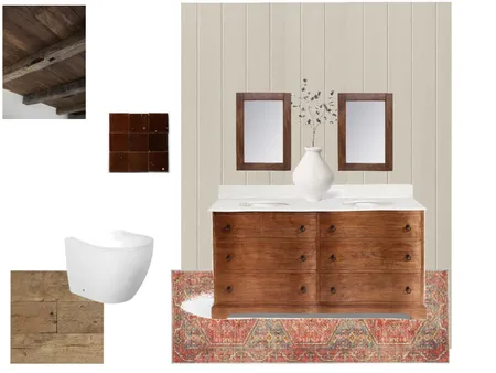 Redwood Creek Cabin, Bath Interior Design Mood Board by Amanda Lutz