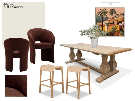 Project Boronia Dining Interior Design Mood Board by Manea Interior Design & Styling