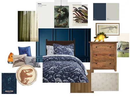 Cuarto Jurasico 2 Interior Design Mood Board by Ayrton