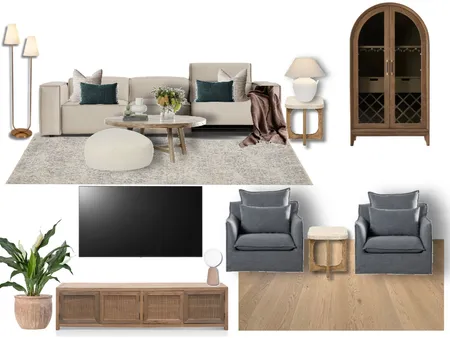 Project Sutton living Interior Design Mood Board by Manea Interior Design & Styling