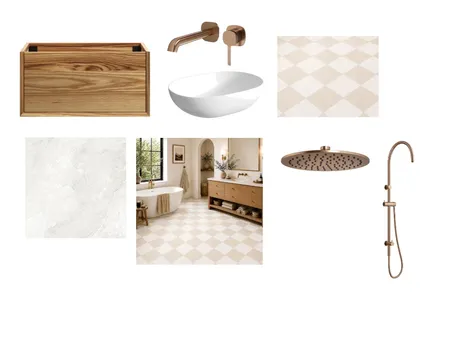 Rigg ensuite Interior Design Mood Board by erlo
