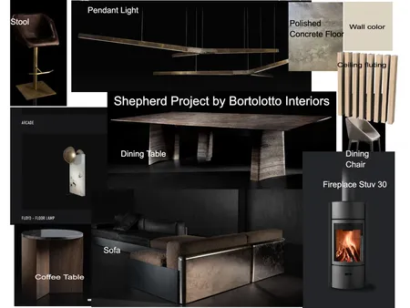 Shepherd Project Moodboard Interior Design Mood Board by Bortolotto Interiors