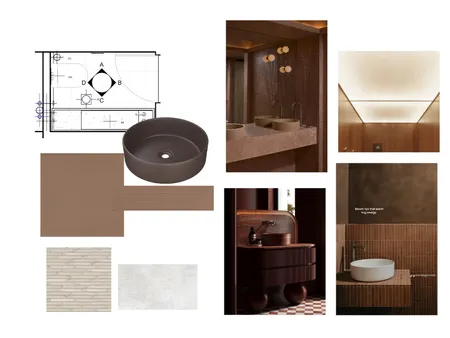 PODWER ROOM GF Interior Design Mood Board by Karen.t