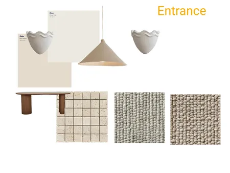 Entrance Interior Design Mood Board by Ella Currie