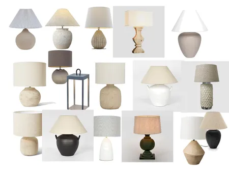 Table lamps Interior Design Mood Board by Design Release