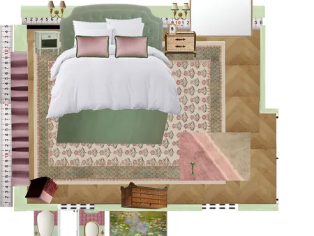 Bedroom Suite Mint Interior Design Mood Board by dl2407