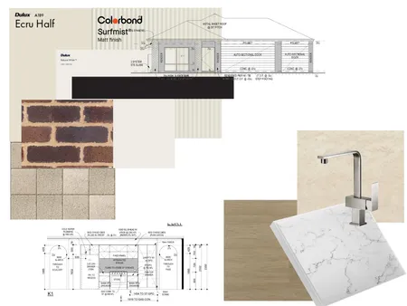 Dorado Road Interior Design Mood Board by Harrilw
