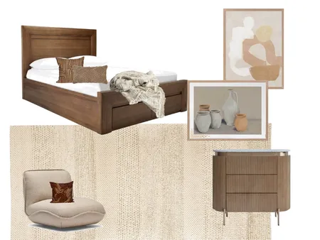 Bedroom natural Interior Design Mood Board by Pauline Buchanan