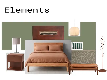 Hillary st bedroom elements Interior Design Mood Board by Katie Riddell Interior Decorator