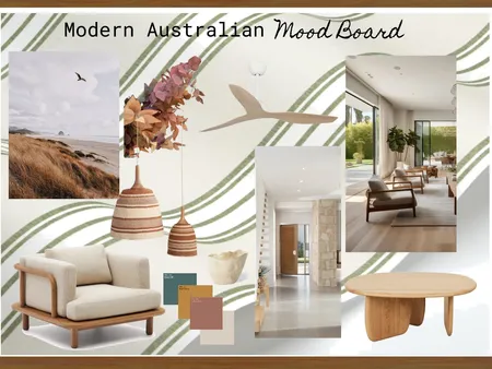 Modern Australian Mood Board Interior Design Mood Board by michaelahartwig@hotmail.com
