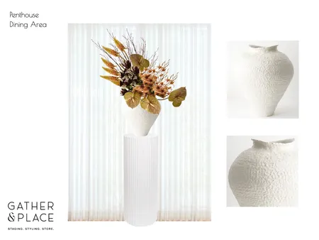 Penthouse Dining Area Interior Design Mood Board by Gather & Place