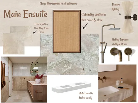 Eliza Bay Main Ensuite Interior Design Mood Board by ash.lauren