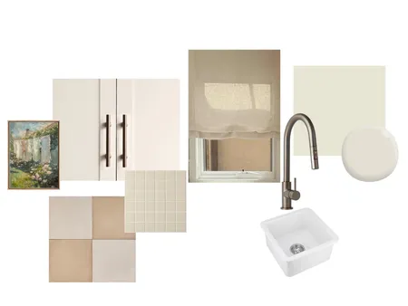 Montrose Laundry - neutral updated Interior Design Mood Board by Jorja Clair Interiors
