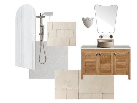 Montrose Ensuite Updated Interior Design Mood Board by Jorja Clair Interiors