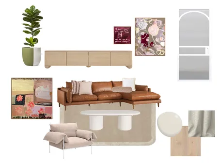 Montrose Front Living Room Interior Design Mood Board by Jorja Clair Interiors