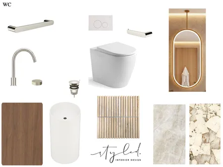 Mangan - WC Product Board Interior Design Mood Board by Styled Interior Design