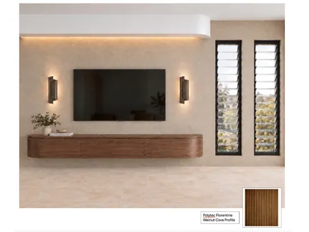 Living Room Cabinetry Elevation Interior Design Mood Board by Styled Interior Design