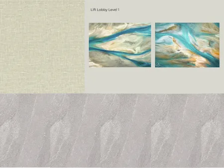 Lift Lobby Level 1 Interior Design Mood Board by North Coast Style and Design