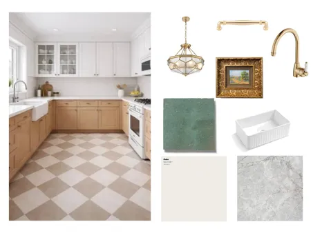 French Style Kitchen Interior Design Mood Board by Linlin Interiors