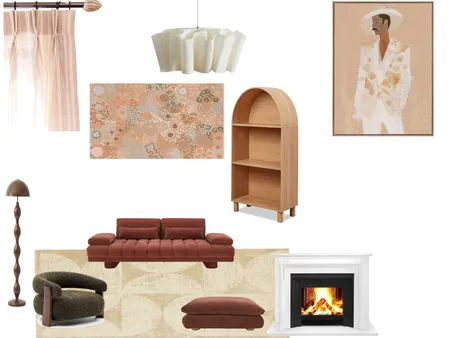 Natural Living Space Interior Design Mood Board by CCCreative Designs