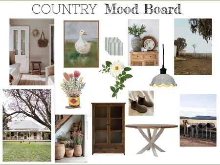 Country Mood Board Interior Design Mood Board by michaelahartwig@hotmail.com